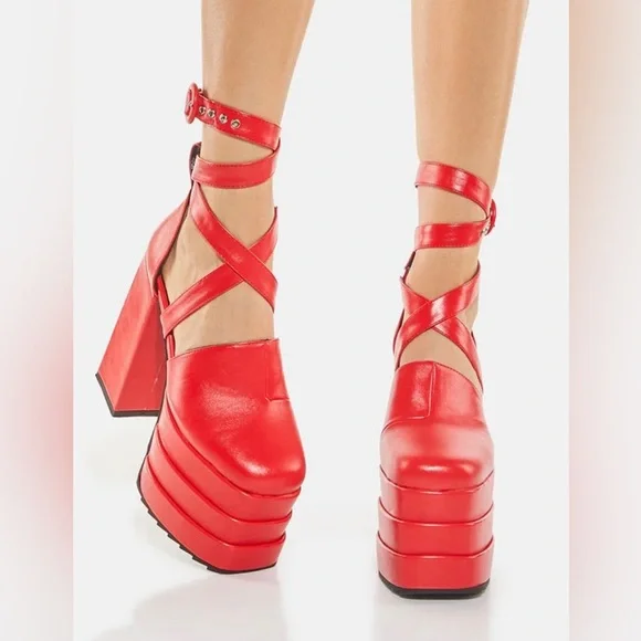 Lamoda Serious Love Platform Heels - Picture 2 of 9